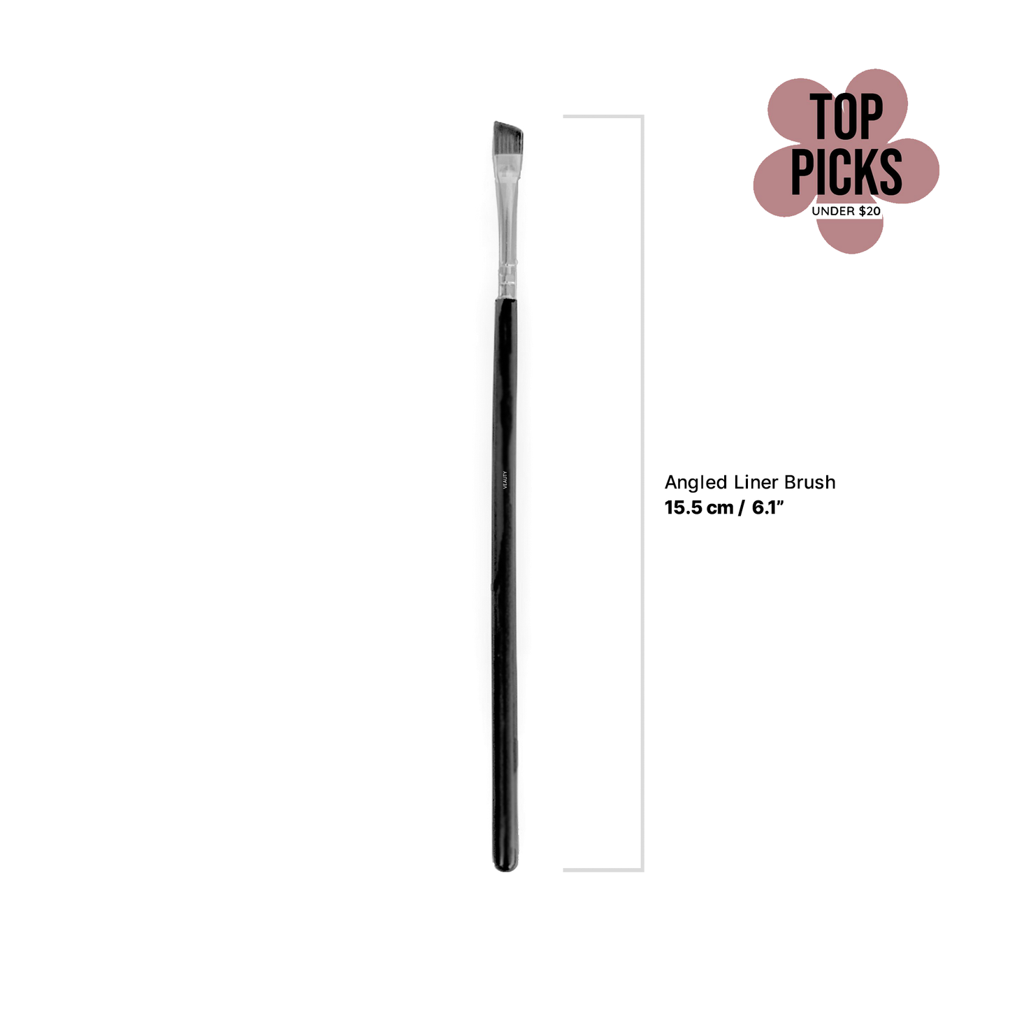 Angled Liner Brush - Precise, Flawless Eyeliner Application for All